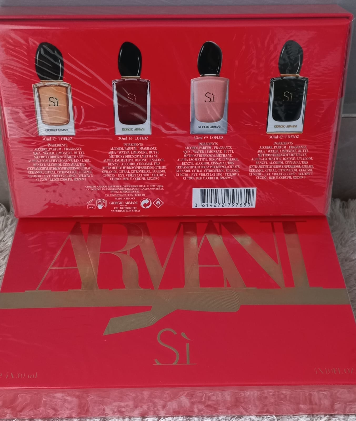 Giorgio Armani Si Miniature Gift Set 4 x 30ml